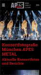 Mobile Screenshot of apesmetal.com